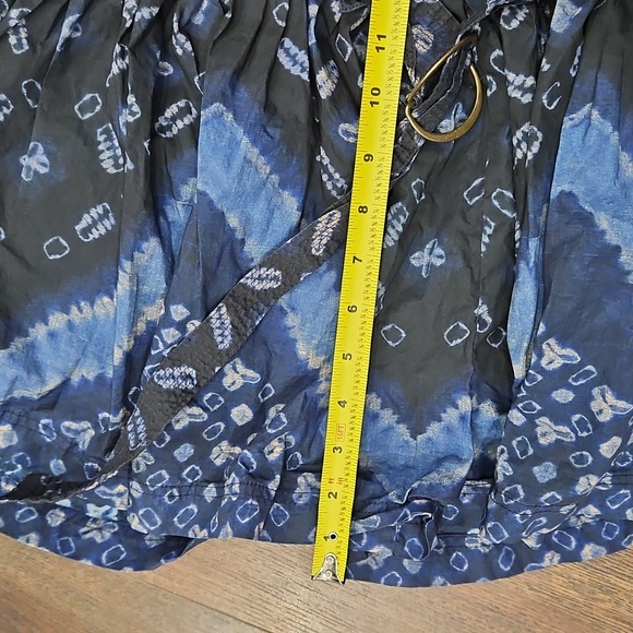 Ulla Johnson Black and Blue Patterned Shorts - Picture 9 of 10